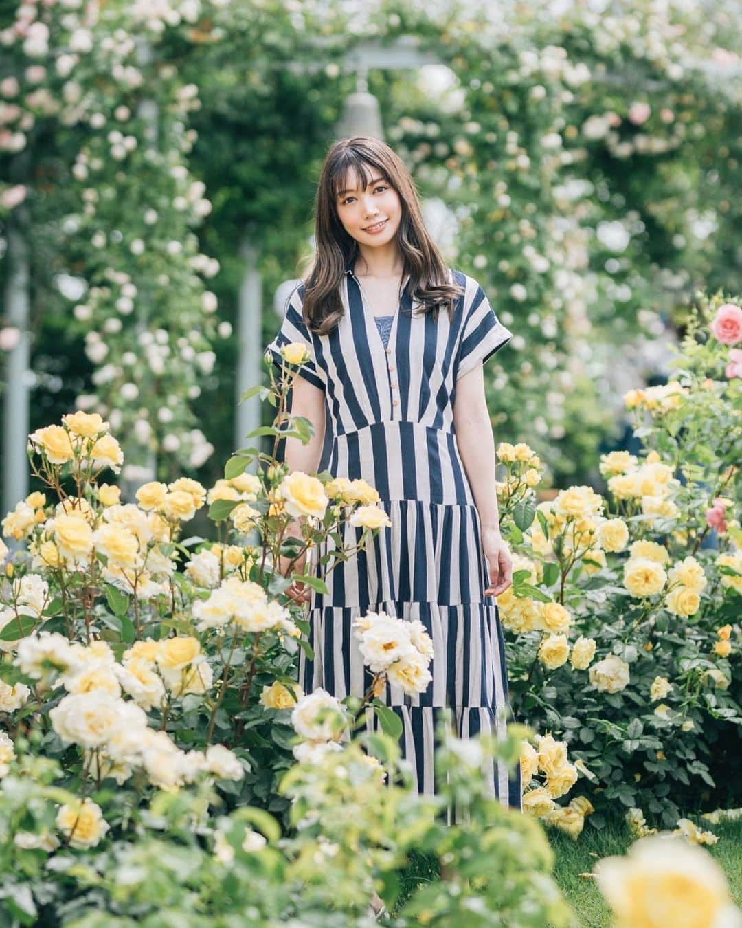 ののさんのインスタグラム写真 - (ののInstagram)「. 黄色も好き🌼  👗#zara  Photographer @tn_square   #ポートレート#ポトレ#ザラ#ザラジョ#ザラコーデ#ザラ購入品#ワンピ#ワンピース#プチプラコーデ#バラ#ばら#はなまっぷ#バラ園#薔薇#薔薇園#関西モデル#モデル#モデル撮影#大阪#大阪モデル#portrait#rose」6月2日 7時00分 - nonoko0309