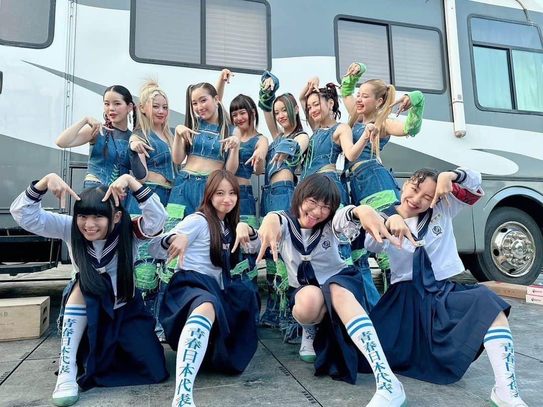 のインスタグラム：「XG × AG!🪐⚡️ #HITCNY 🇺🇸 @hitcfestival @xgofficial @japan_leaders」