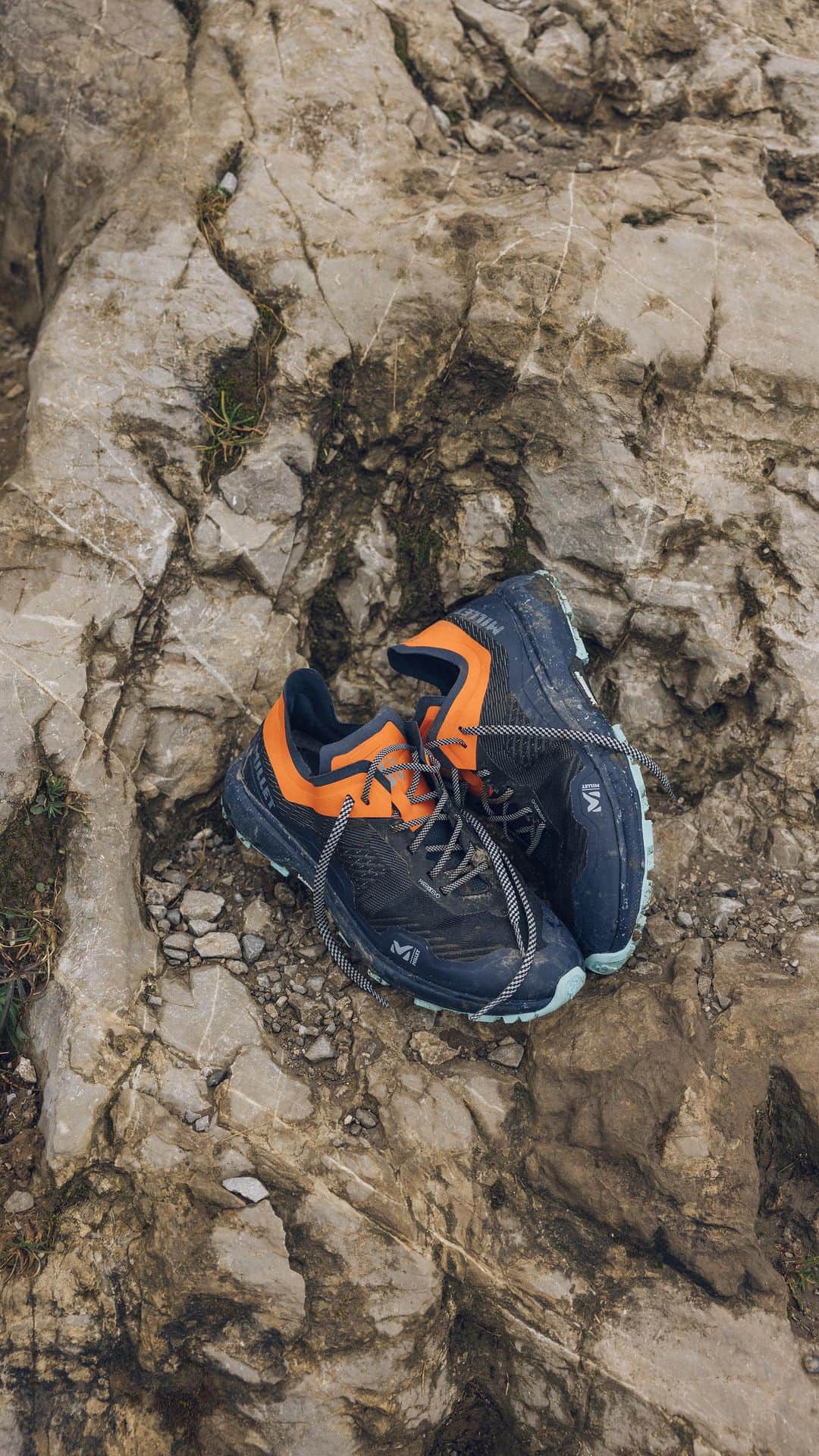 ミレーのインスタグラム：「🇫🇷 INTENSE TRAIL RUNNING SHOES. NOW AVAILABLE!  @millet_mountain presents its first #TrailRunning shoes #MadeInFrance developed at the Advanced Shoe Factory 4.0 (Ardèche) to accompany you during your trail running sessions.   Click on the link in bio for more.  Durable, reliable, adaptable. UP FOR ANYTHING . . . #MILLET」