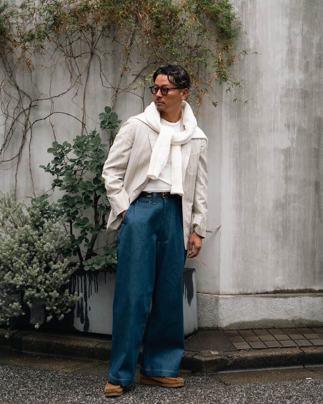 高田朋佳のインスタグラム：「After the rain.  #aftertherain #mensstyle #avancer」