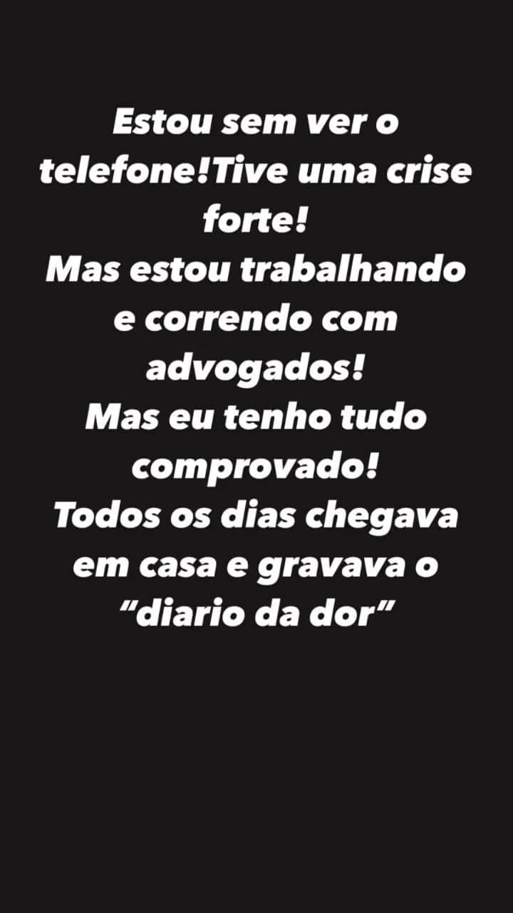 ギャビ・ガルシアのインスタグラム：「Tudo gravado e comprovado! Estou sem entrar aqui! Mas vocês vão saber de tudo logo!」