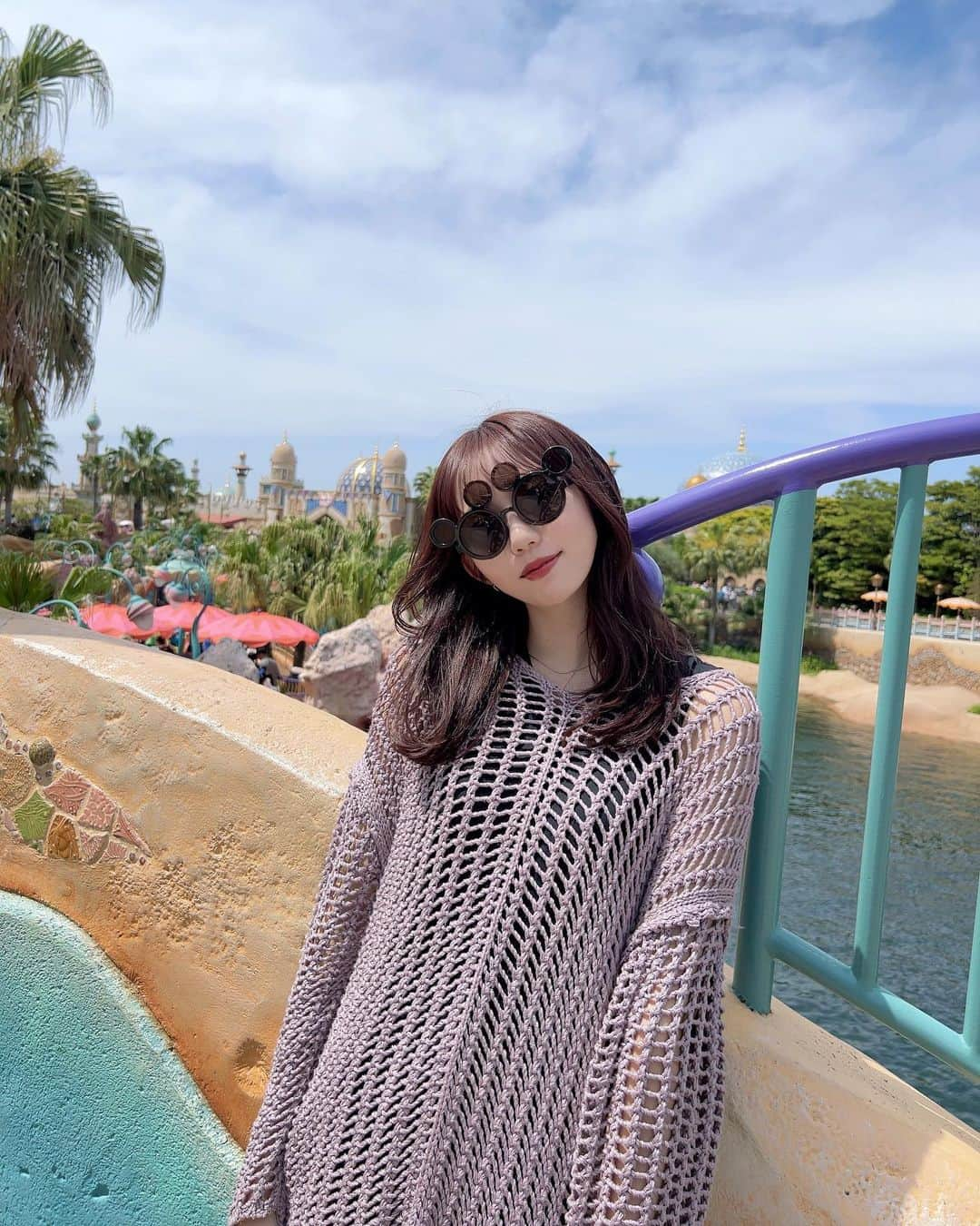 野島樺乃さんのインスタグラム写真 - (野島樺乃Instagram)「DisneySea🧜‍♀️ . . . 大好きな場所に 大好きな2人と行けて幸せ♡ . .  #ディズニー #ディズニーシー   #ディズニーコーデ #ディズニーカチューシャ #Disney #ノジマノシフク」6月1日 18時39分 - nojimakano_0906