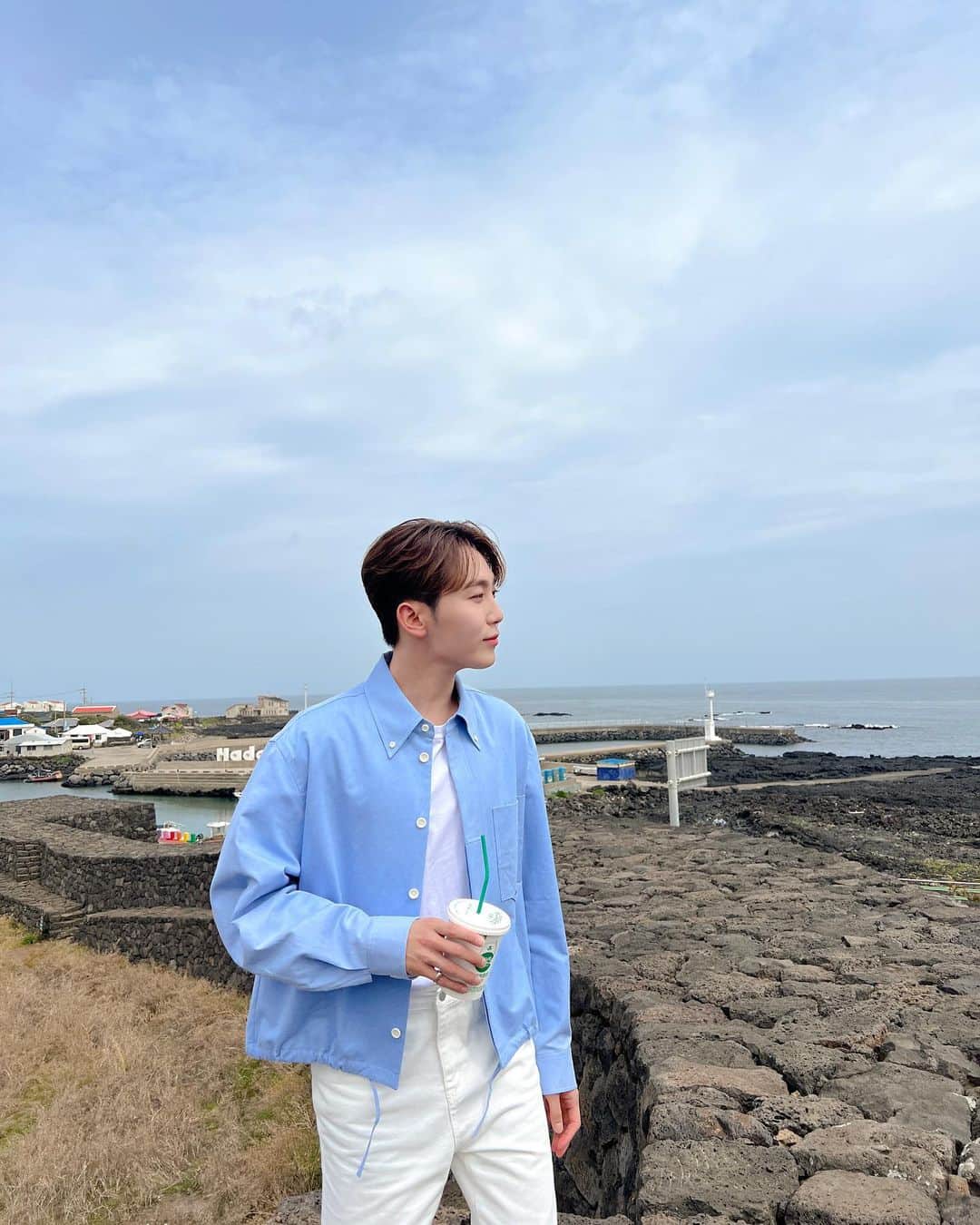 スングァンのインスタグラム：「❤️부라보콘💙」
