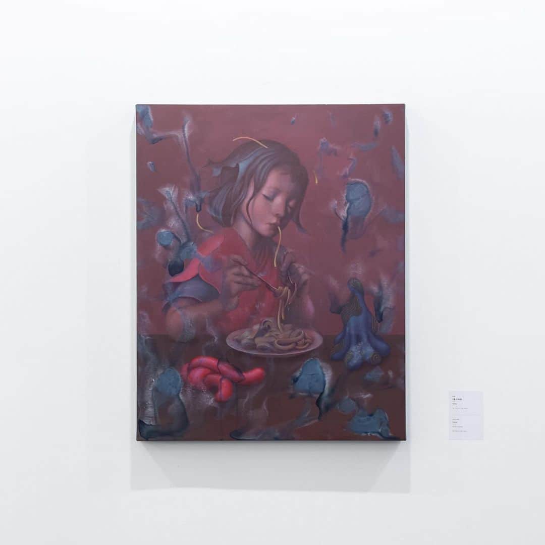 ジェームス・ジーンのインスタグラム：「Find me at JINGART in Beijing @galleryallart 🍝🥩」