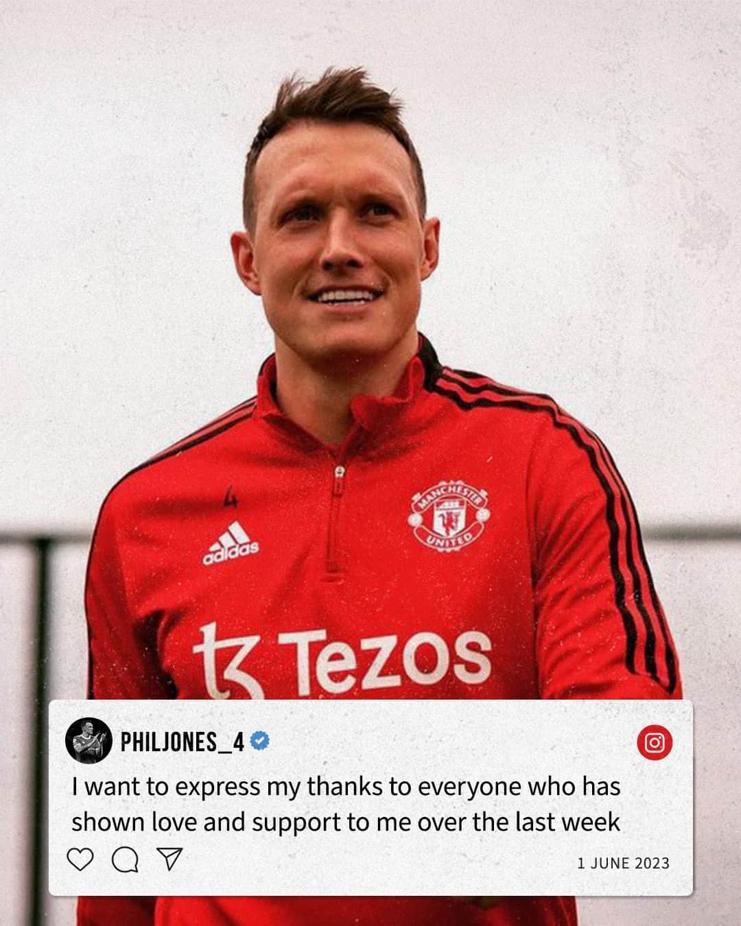 マンチェスター・ユナイテッドさんのインスタグラム写真 - (マンチェスター・ユナイテッドInstagram)「Best fans in the world 🫶  #MUFC #ManUtd #PhilJones」6月1日 19時28分 - manchesterunited