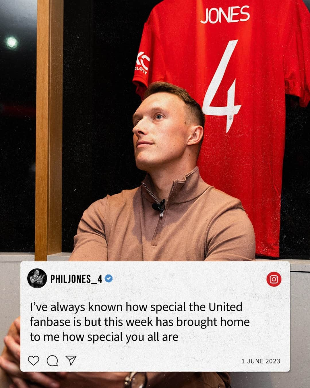 マンチェスター・ユナイテッドさんのインスタグラム写真 - (マンチェスター・ユナイテッドInstagram)「Best fans in the world 🫶  #MUFC #ManUtd #PhilJones」6月1日 19時28分 - manchesterunited