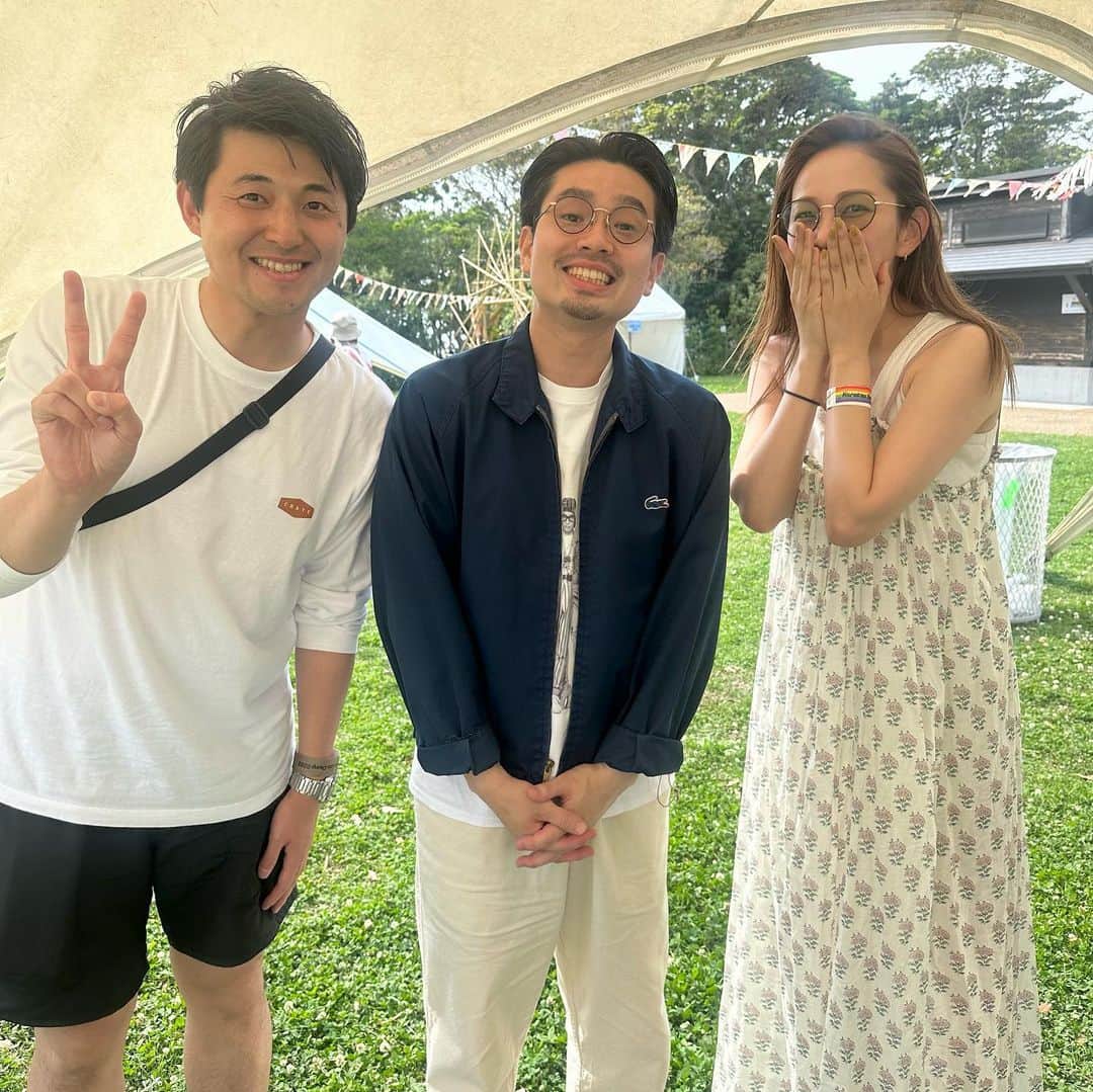 中上真亜子のインスタグラム：「ねえ夢のようだよ？ 最高な唐津シーサイドキャンプのフェスでした🤦🏽🌻」