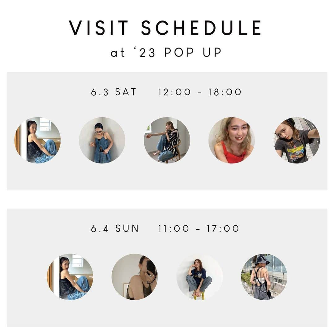 Ungridさんのインスタグラム写真 - (UngridInstagram)「Ungrid '23AW受注会のお知らせ  ついに今週末、Ungrid '23AW受注会を開催！  受注会ではご来場いただいたお客様にお楽しみいただけるよう沢山のフェアをご用意いたしました。  ✔︎ステッカーをプレゼント ご来場いただいた皆様にプレゼントいたします。  ✔︎プレゼントキャンペーン ご来場いただき、#Ungrid_POPUP をつけてPOP UPを拡散いただいた中から抽選で5名様に、会場にあるシークレットデニム👖をプレゼントいたします。 (会場の様子、ノベルティ、ステッカーなど...♡) ※当選は6月下旬〜7月上旬にお知らせいたします。  ✔︎23 AUTUMN LOOKをプレゼント ご来場いただいた皆様にプレゼントいたします。  ✔︎ノベルティのお知らせ ¥18,000(税込)以上ご購入のお客様へ、先着順でオリジナルBAGをプレゼント致します。 ※3色の中からお選び頂けます。  ✔︎オフィシャルスタッフ スケジュールのお知らせ 受注会には全国のオフィシャルスタッフが下記スケジュールにて会場でお待ちしております。  6.3(sat) 12:00-18:00 @ran_tachibana_ @ami_fujino_ @anna_yoshimoto_ @suzuka_akimoto_ @yurino_seki_  6.4(sun) 11:00-17:00 @ran_tachibana_ @aki_ishikuro_ @chisa_nagatani_ @momoka_watanabe_  ✔︎当日は下記スケジュールにてLIVE配信を実施！ 6.3(sat) 11:00- 6.4(sun) 10:30- @ran_tachibana_  ■Ungrid23AW受注会  6/3(sat.)12:00-18:00 最終受付17:30 12:00-14:00 優待者様受付 14:00-18:00　フリー受付  6/4(sun.)11:00-17:00 最終受付16:30 11:00-14:00 優待者様受付 14:00-17:00　フリー受付  ■アクセス  渋谷区渋谷2-11-12 パークノヴァ渋谷1F 渋谷駅 徒歩6分、　表参道駅 徒歩8分、　明治神宮前〈原宿〉駅 徒歩15分  ■受注会ご来店にあたってのお願い事項  ・事前のご予約は不要ですが、混雑時は入場人数を制限致します。 ・ノベルティは数量限定となります。なくなり次第終了致します。  皆様のご来場を心よりお待ちしております。  Ungrid  #Ungrid #ungrid_official #アングリット #Ungrid_popup」6月1日 20時06分 - ungrid_official