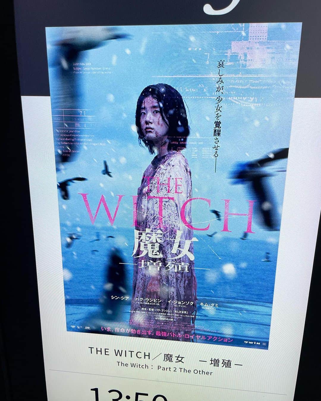 のインスタグラム：「the which魔女-増殖- 観了。 魔女2 もうめちゃくちゃ！ 異次元の戦い！ ドラゴンボール！ 続きが気になる。 客席はオジサンだらけ。 最高！」