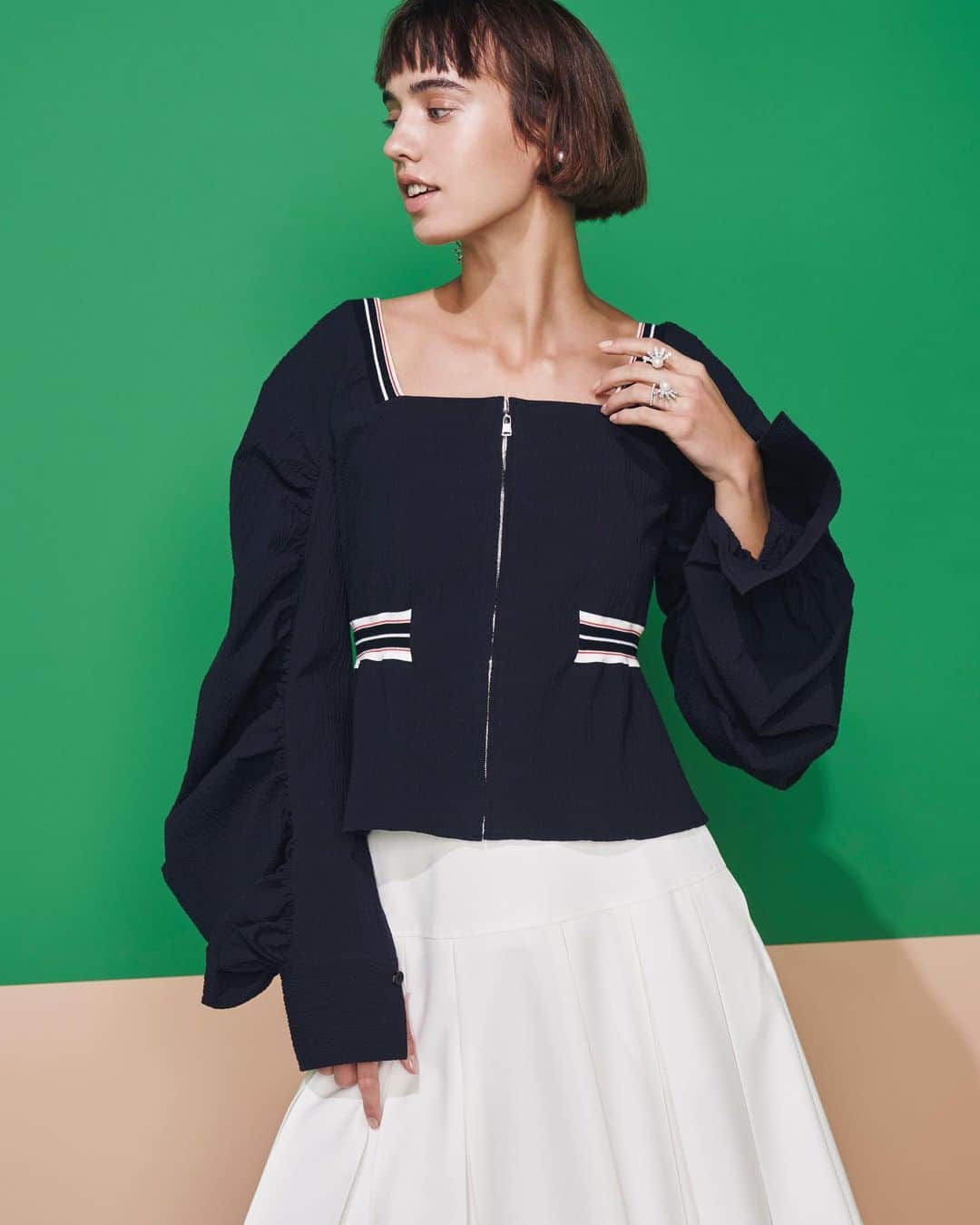 アディアムのインスタグラム：「Sporty Elegance. Discover the #ADEAM Pre-Fall 2023 Collection at ADEAM.com.」