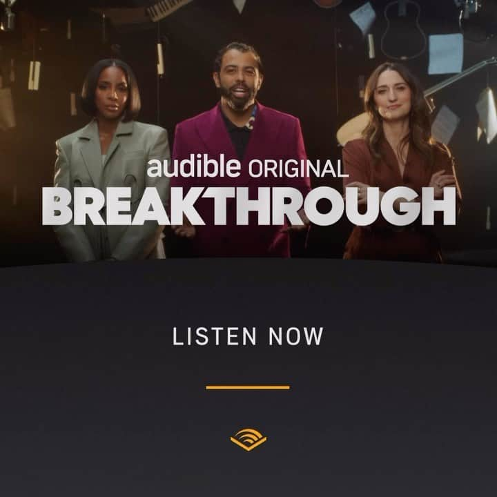 サラ・バレリスのインスタグラム：「Over the past year, I’ve had the privilege of collaborating with @kellyrowland and @daveeddiggs in a brand new AUDIO-ONLY songwriting competition that dives into songwriting, vocal performance, what it means to be an artist who wants to #breakthrough. @audible has created an incredible experience where these 5 new Artists can really push themselves into unfamiliar territory and inspire the rest of us along the way. It’s been a profound experience that resonates with the very essence of what truly matters in the realm of artistry - no video. No picture. No noise except the song. IT’S ALL ABOUT THE MUSIC.   Welcome to #BreakthroughxAudible !! It premiers today - link in my bio!」