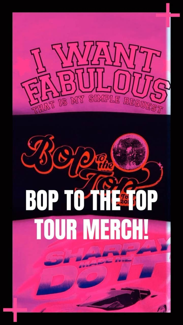 ルーカス・グラビールのインスタグラム：「Bop has got swag. It’s what I’ve been looking for. 😉  Order online. Ships anywhere. Link in bio or on our website: boptothetoptour.com」