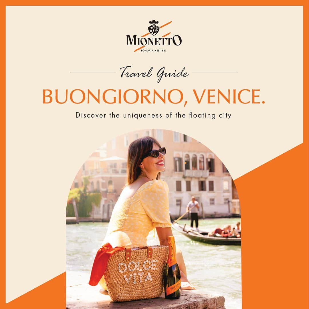 Mionetto USAさんのインスタグラム写真 - (Mionetto USAInstagram)「MIONETTO TRAVEL GUIDE 🇮🇹🍾 BUONGIORNO, VENICE!  Viaggiatori, we hear you loud and clear! The first step of our authentic Italian travel guides begins with our beloved home, Venice, where the heart of Mionetto Prosecco beats 🧡  From mastering Venetian, to capturing the most perfetto #MioDolceFarNiente moments, Mionetto's Travel Guides are the ultimate companion for your viaggio Italiano! So, with your passport in hand and the Mio orange suitcase packed, sit back and let us transport you into the essence of Venice, the epitome of an enchanting getaway!  Now, all aboard! Venice is eagerly awaiting your arrival...   Don't forget to save and share our Venice Travel Guide with your amici e famiglia for their next unforgettable journey to the city of Venezia!  Tell us, viaggiatori, what should be the next destination in Mionetto's Travel Guide? Share your suggestions and let's embark on an extraordinary Italian adventure together!  #MionettoTravelGuide #Mionetto #Travel #Prosecco #Vacation #Venice #MionettoProsecco #TravelToItaly  Mionetto Prosecco material is intended for individuals of legal drinking age. Share Mionetto content responsibly with those who are 21+ in your respective country.  Enjoy Mionetto Prosecco Responsibly.」6月2日 0時58分 - mionettoproseccousa