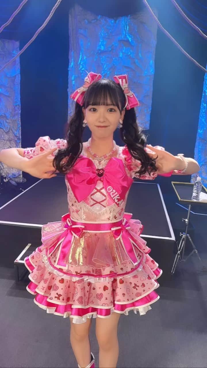 のインスタグラム：「𓂃𓈒𓏸 ⁡ ･ ･ ⁡ #末永桜花ソロライブ  ありがとうございました！！ ⁡ ピンクのソロ新衣装がかわちぃ！🎀🎀 ⁡ ･ ･  #ske48 #アイドル #アイドル衣装 #推しの子」