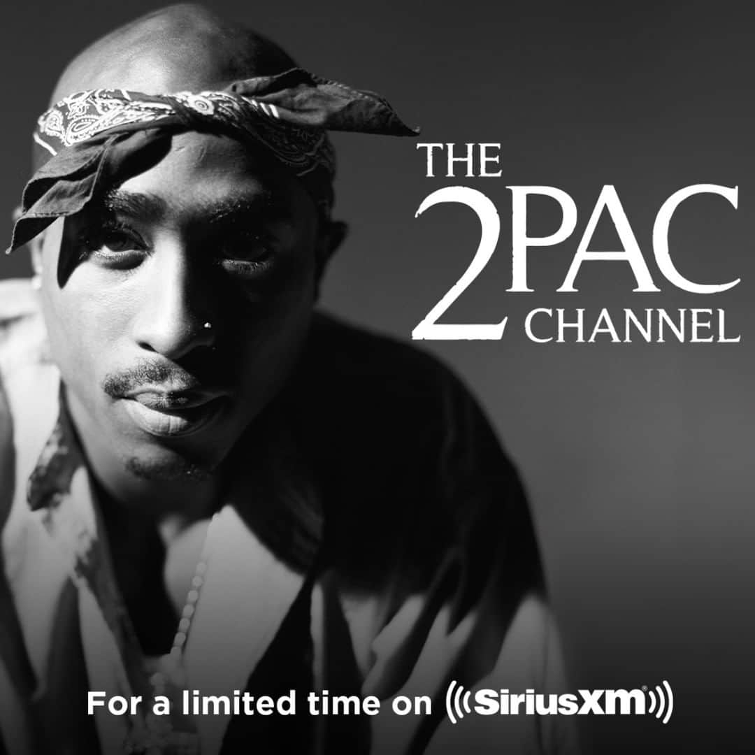 2Pacのインスタグラム：「The 2PAC Channel returns to @SiriusXM all month. Link in Bio to listen now.」