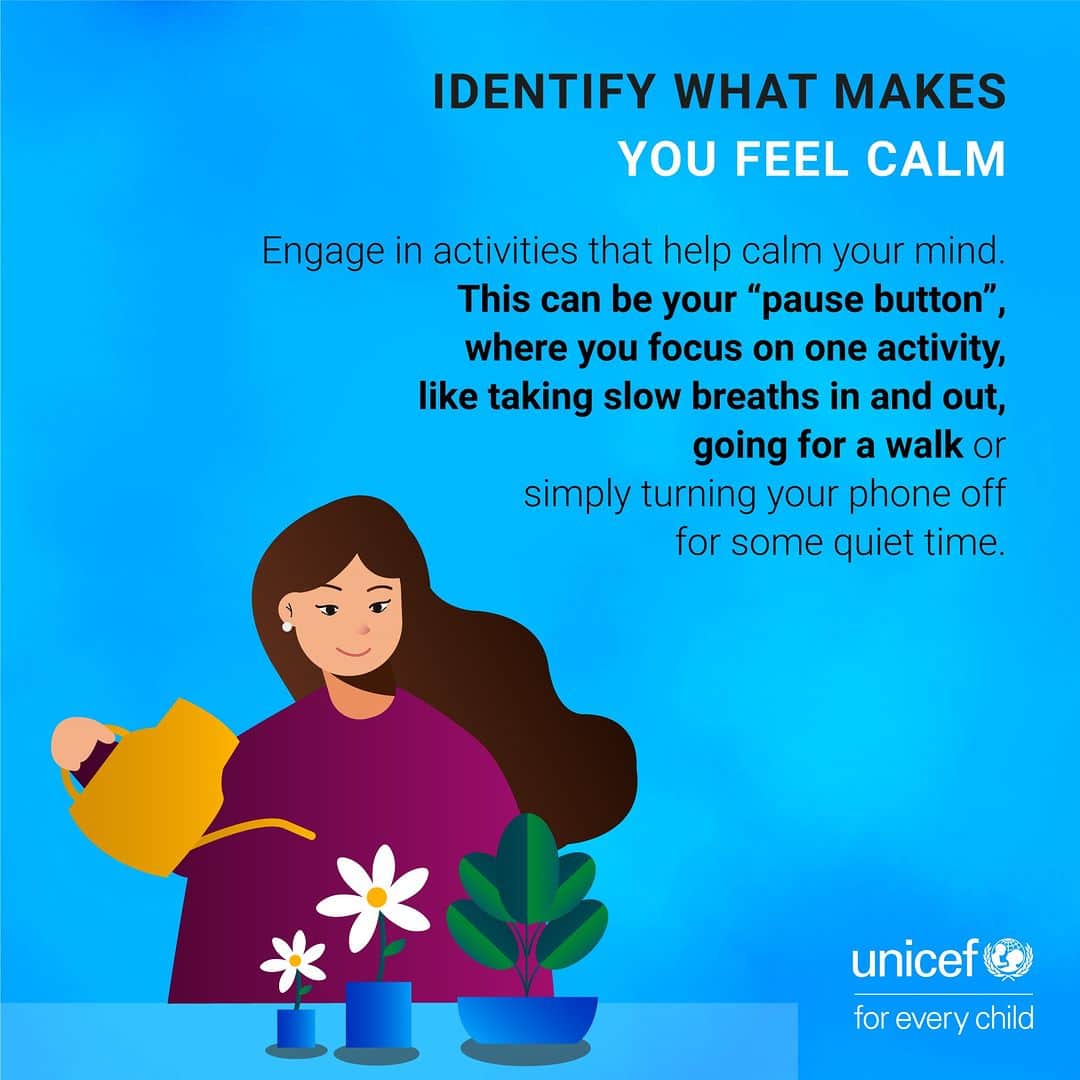 unicefさんのインスタグラム写真 - (unicefInstagram)「As a parent, it can be hard to prioritize taking care of yourself but self-care isn’t selfish.  Here’s expert advice on what you can do each day to support your mental health.  #OnMyMind」6月2日 3時02分 - unicef