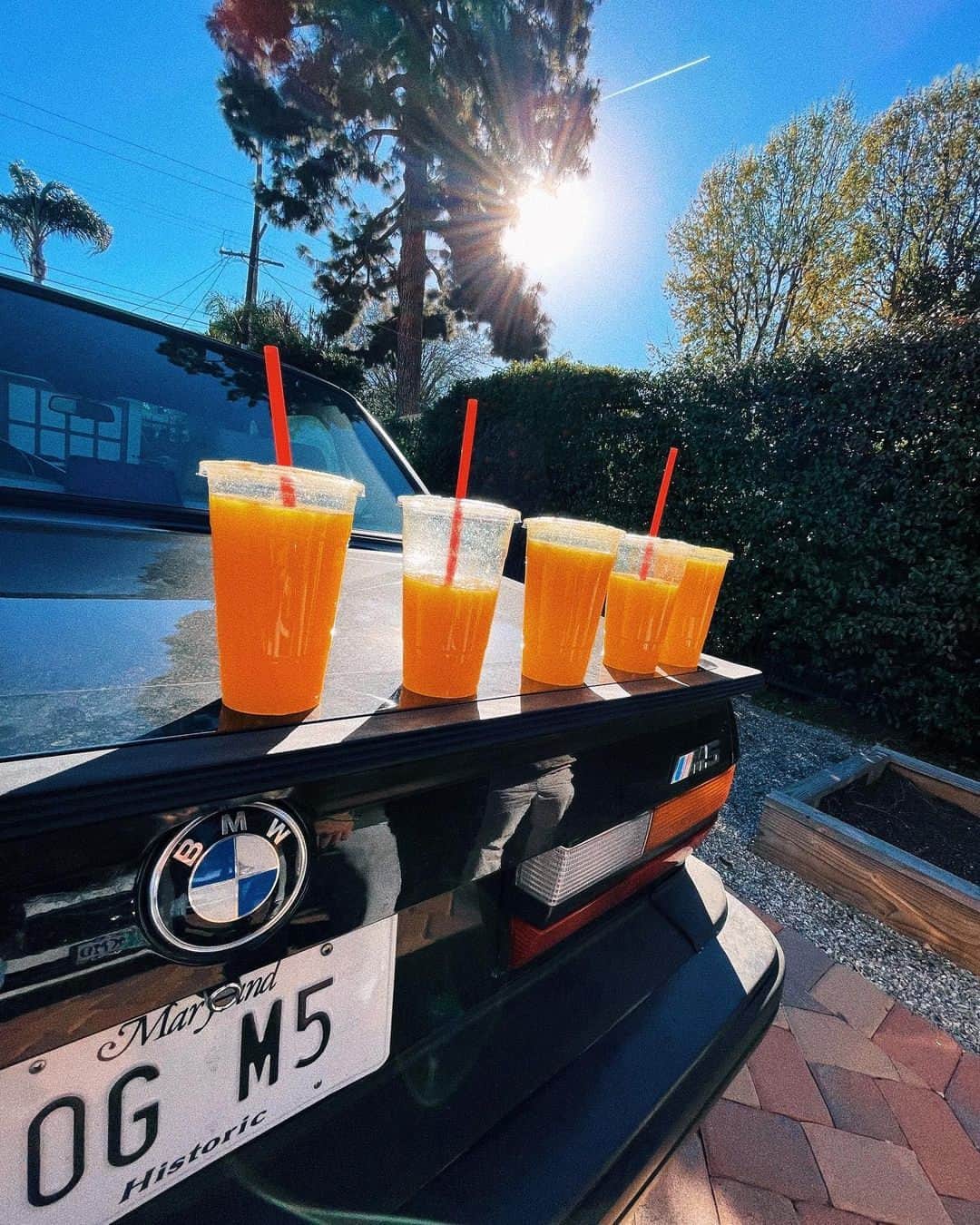 BMWのインスタグラム：「Hold my 🥤 🍕 @tommypatina #BMWRepost #BMW   The 1988 BMW M5  The 1988 BMW M3」