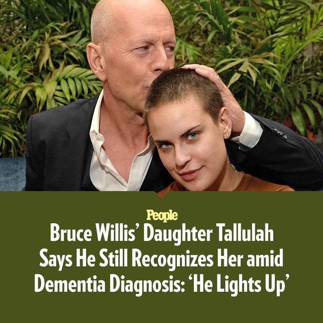 People Magazineさんのインスタグラム写真 - (People MagazineInstagram)「In a first-person piece for Vogue, Tallulah Willis said that Bruce — whose family announced he was suffering from aphasia in 2022 before sharing his more specific diagnosis of FTD, a progressive brain disease, in February — has been in declining health for years.  Tallulah admitted that she met her father’s health decline with “avoidance and denial” amid her own struggles. But after treatment for her eating disorder — and a borderline personality disorder diagnosis — she said she was able to better face reality. ​”Recovery is probably lifelong, but I now have the tools to be present in all facets of my life, and especially in my relationship with my dad.” More on this story at the link in our bio. | 📷: Kevin Mazur/WireImage」6月2日 4時32分 - people