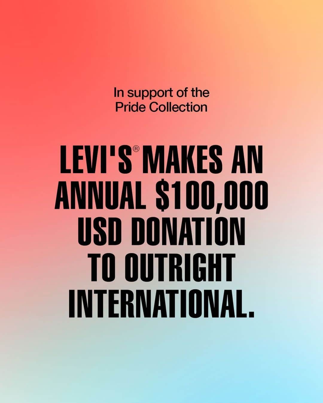 Levi’sさんのインスタグラム写真 - (Levi’sInstagram)「Outright International is a global organization working to advance human rights for LGBTQ+ people all over the world. Follow @outrightintl to learn more.」6月2日 6時08分 - levis