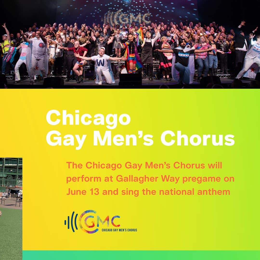 シカゴ・カブスさんのインスタグラム写真 - (シカゴ・カブスInstagram)「Happy #Pride Month! 🏳️‍🌈  Join us June 13 for our Pride Celebration at Wrigley Field as we celebrate Chicago’s LGBTQ+ community.」6月2日 6時50分 - cubs