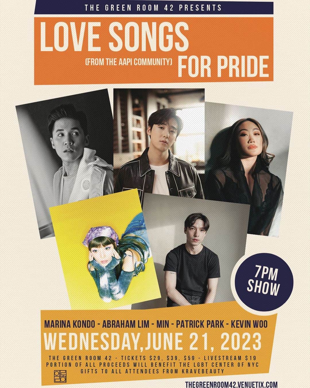 ケビン さんのインスタグラム写真 - (ケビン Instagram)「HAPPY PRIDE MONTH🏳️‍🌈🏳️‍⚧️ Truly happy to announce that I’ll be performing on stage alongside a few of my @kpopbroadway cast-mates for LOVE SONGS FOR PRIDE💜 at @thegreenroom42 in NYC on June 21st. Make sure to mark you calendars!  We’re so happy to literally use our voices to uplift and celebrate the LGBTQ+ community. Come join us for a night of joyous celebration filled with love tunes and dancing!💃🕺  Tickets available NOW (link in BIO) Livestream tix are also available for those who can’t make it in person!🙌🏻  Portion of all proceeds will benefit the LGBT Center of NYC @lgbtcenternyc   Special shout out to @therealabraham for producing this show🫶🏻, @kravebeauty for providing gifts for all attendees, and @elorea for being our wonderful sponsor!  CAN’T WAIT TO SEE YOU ALL THERE!🙌🏻  クローバーのみなさん！6月21日にLOVE SONGS FOR PRIDEという公演に参加します！KPOPのキャストと久しぶりに立つステージですごく嬉しいです！今月はPRIDE MONTHでLGBTQ+コミュニティをサポートするステージです🌈 生配信しますので日本からもたくさんの応援よろしくお願いします！チケットはプロフィールで💜  클로버 여러분! 6월 21일에 LOVE SONGS FOR PRIDE라는 공연에 참가합니다!  KPOP뮤지컬의 캐스트와 오랜만에 서는 스테이지라서 너무 기쁩니다! 이번 달은 전셰게의 PRIDE MONTH이라서 LGBTQ+ 커뮤니티를 서포트하는 공연입니다🌈  실제로 못 오신 분들을 위해 생중계 준비 되어있으니 한국에서도 많은 응원 부탁드립니다! 티켓 링크는 프로필에💜」6月2日 7時15分 - kevinwoo_official