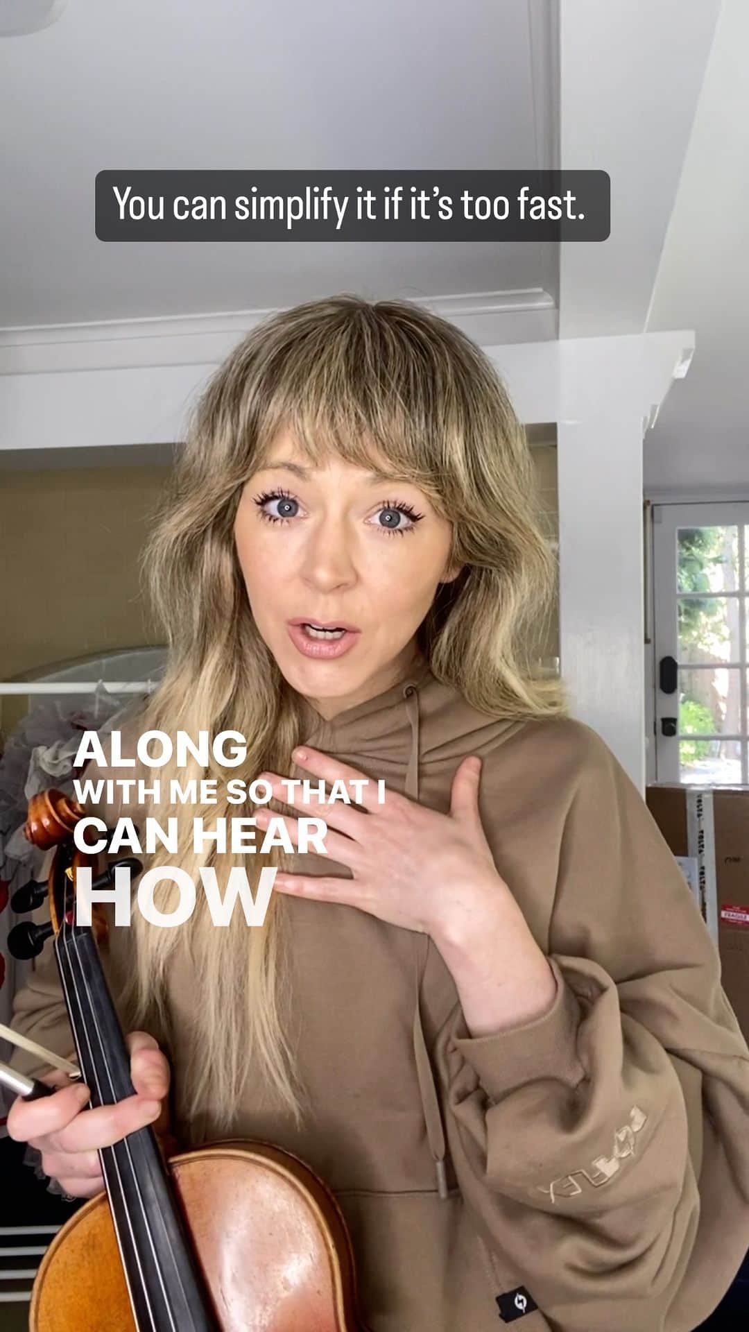 リンジー・スターリングのインスタグラム：「Can’t wait to see your videos!!」