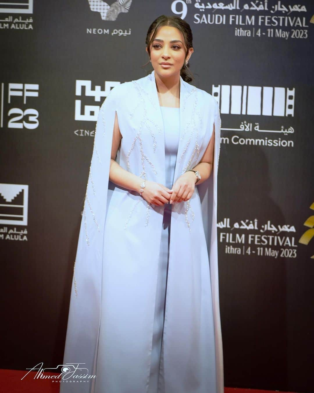 Khairiah Abulabanさんのインスタグラム写真 - (Khairiah AbulabanInstagram)「من حفل افتتاح #مهرجان_افلام_السعودية  @saudifilmfestival   Stylist @dareenalyawar  Outfit @nouraldhahri__official  Jwels @chopard @attarunited  Makeup @eve.glam  Lenses @calalenses Date Hair @hairstyle_fofo  Photography @ahmedjassim.lens / @essadoubisi」5月9日 9時39分 - kh_abulaban