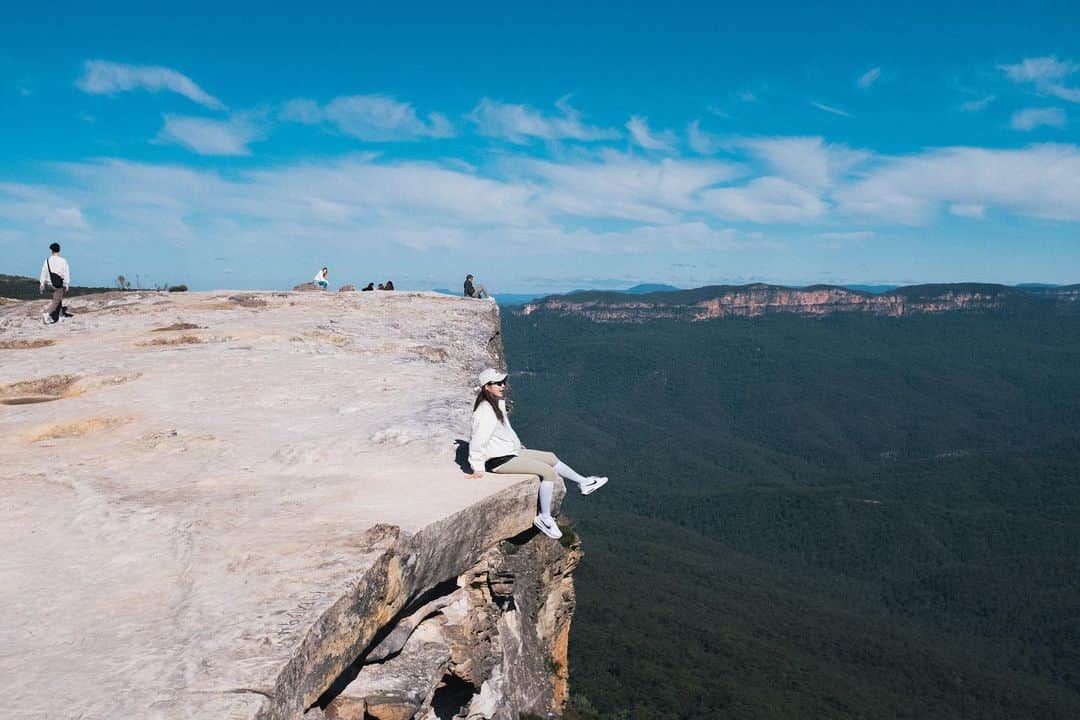 チョン・ウンジのインスタグラム：「🛩️💙⛰️」