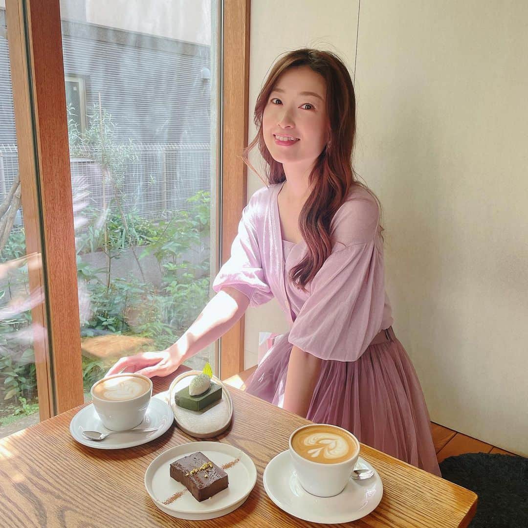 木谷有里さんのインスタグラム写真 - (木谷有里Instagram)「Chanoma☕️ @chanoma11   ずっと行ってみたかったカフェへ☕️✨ カフェラテも濃厚抹茶テリーヌもショコラテリーヌも絶品でした♥  #chanoma #cafe」5月9日 17時22分 - kitani_yuri