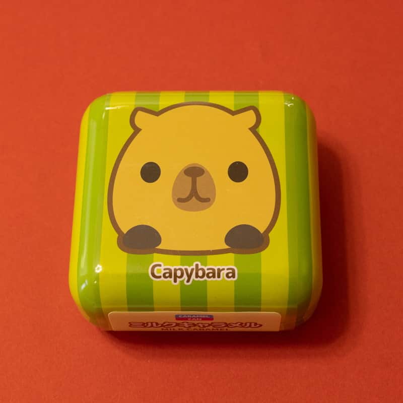 渡辺克仁さんのインスタグラム写真 - (渡辺克仁Instagram)「ついつい新しいグッズを見つけるとワクワクが止まらず籠に入れてしまいます。  中はキャラメル、缶が欲しくて購入。缶は手のひらサイズで使いやすいサイズ。550円  #カピバラ #水豚 #capybara #那須どうぶつ王国」5月9日 11時58分 - katsuhito.watanabe