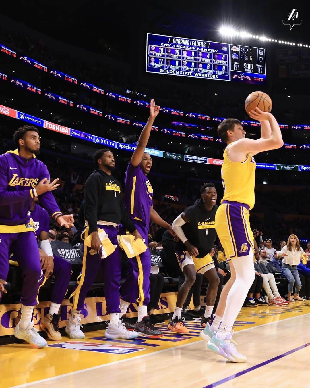 Los Angeles Lakersさんのインスタグラム写真 - (Los Angeles LakersInstagram)「Austin Threeves 💧」5月9日 12時46分 - lakers