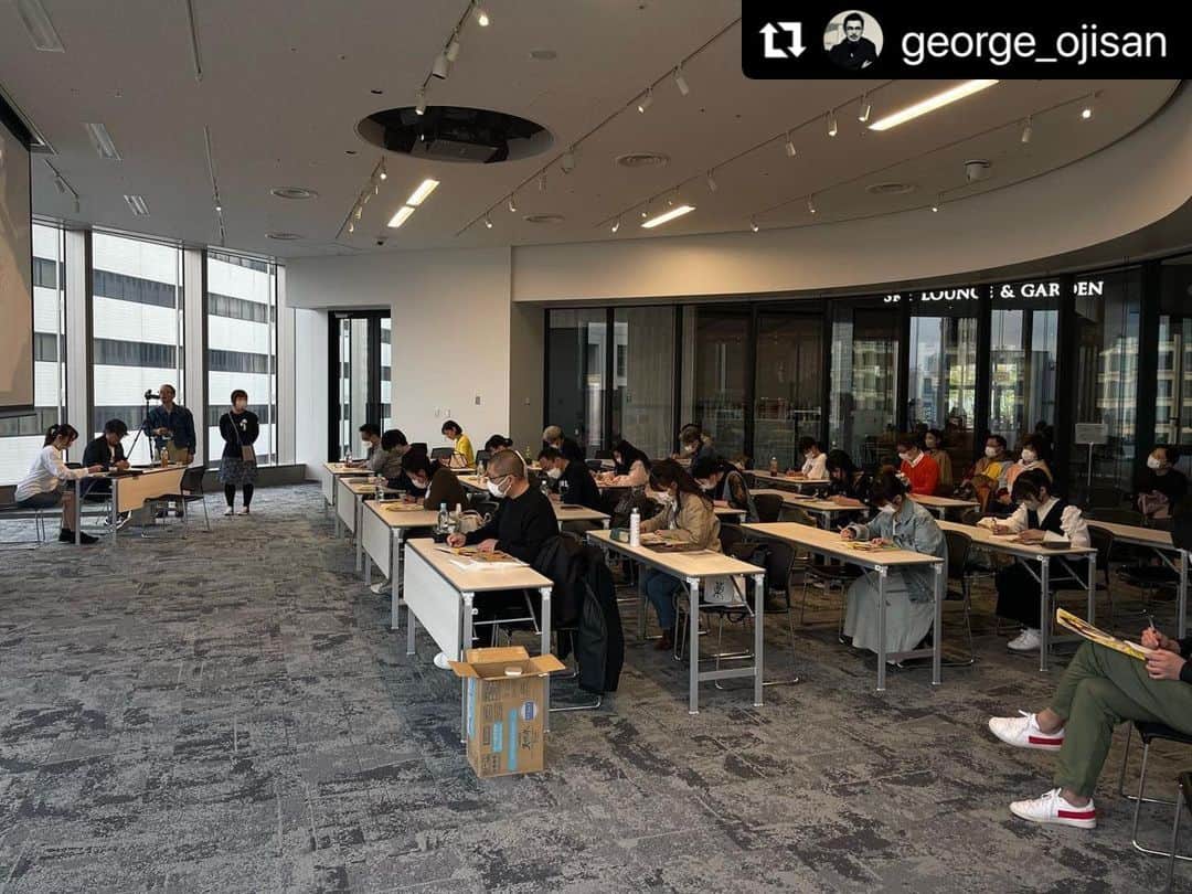 江口寿史のインスタグラム：「#Repost @george_ojisan with @use.repost ・・・ 2023•04月撮影 東京ミッドタウン日比谷 江口寿史イラストレーション展【東京彼女】  まとめ　2/2  #江口寿史  #東京彼女」