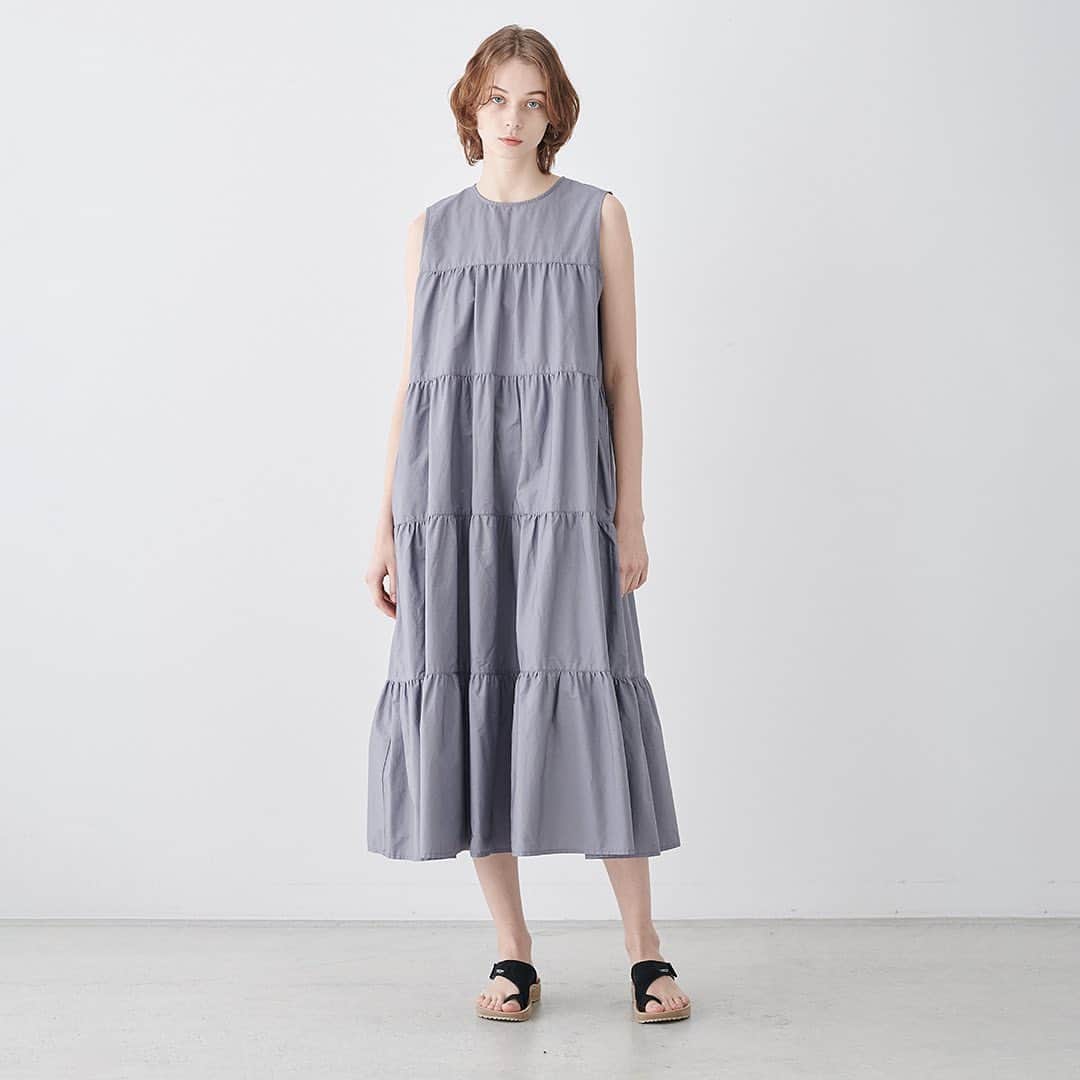 のインスタグラム：「Gymphlex Tiered sleeveless dress ¥16,500  #gymphlex #23ss #bshop」