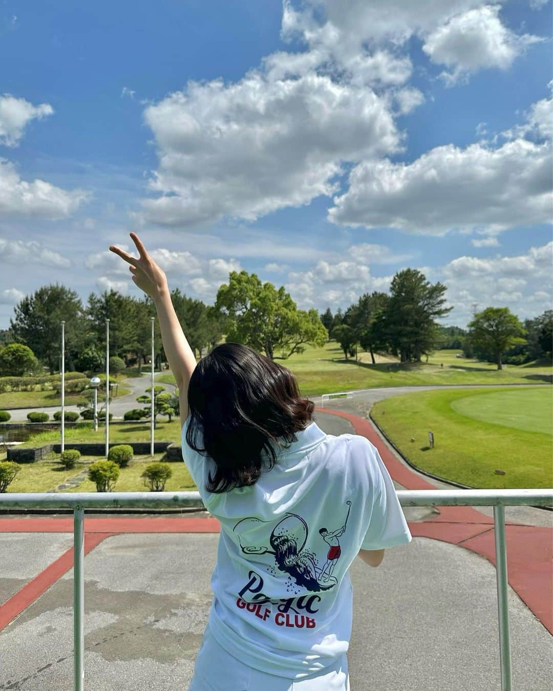 永尾まりやさんのインスタグラム写真 - (永尾まりやInstagram)「@up_grade_golf  ゴルフ収録⛳️  ウェアは　 @pacific_golfclub」5月9日 17時30分 - mariyagi_san