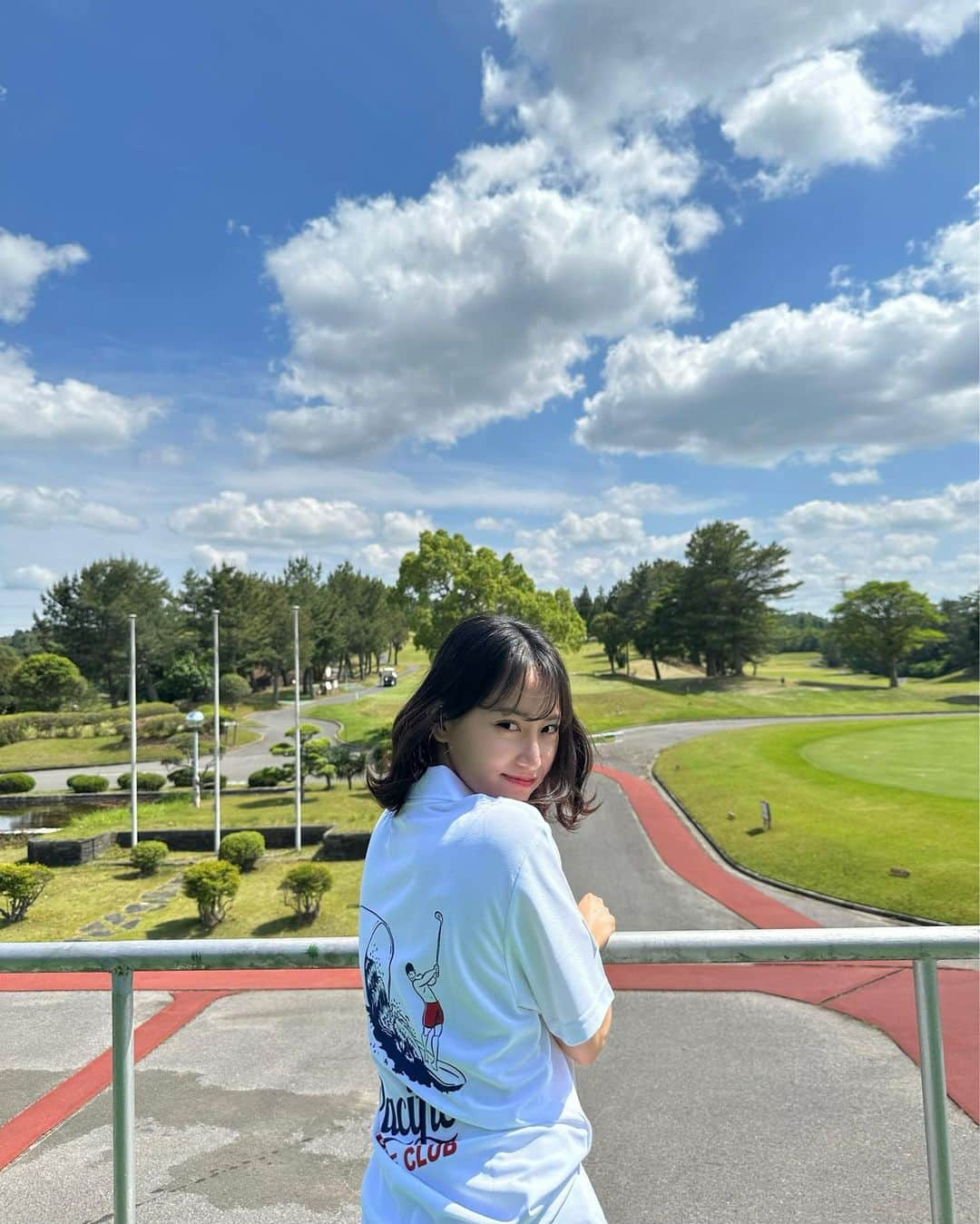 永尾まりやさんのインスタグラム写真 - (永尾まりやInstagram)「@up_grade_golf  ゴルフ収録⛳️  ウェアは　 @pacific_golfclub」5月9日 17時30分 - mariyagi_san