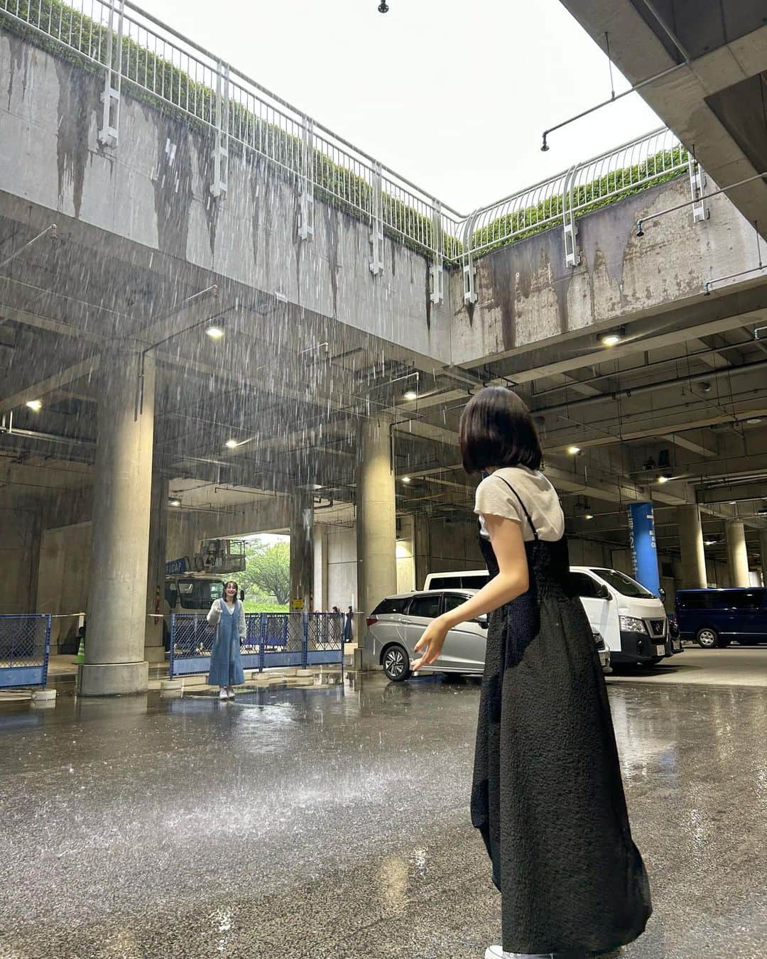 吉田華恋のインスタグラム：「どうも！雨女です！！」