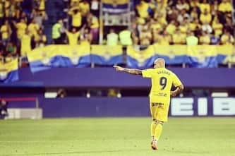 サンドロ・ラミレスのインスタグラム：「El trabajo y el esfuerzo tienen su recompensa 💪🏻  Tres puntos muy importantes fuera de casa ⚽️💛💙Seguimos!! #LaUniónHaceLasPalmas #LaLigaSmartBank」