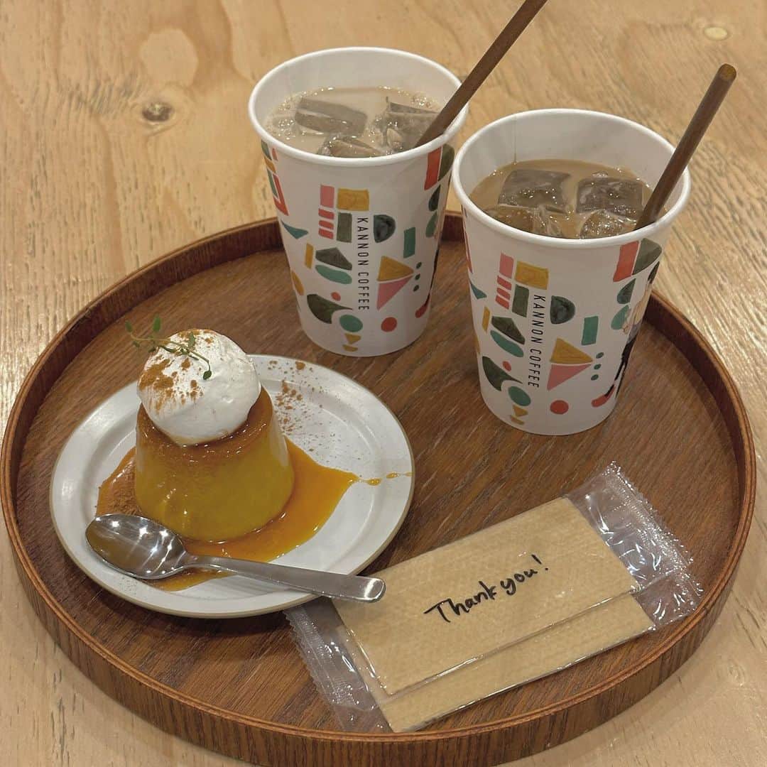 栗田楓のインスタグラム：「名古屋カフェ開拓❤️❤️  今年のGWは、お姉(従兄弟)たちが 家に泊まりにきてくれて騒がしくて楽しかった♡  #名古屋カフェ #kannoncoffee  #カフェ好きな人と繋がりたい」