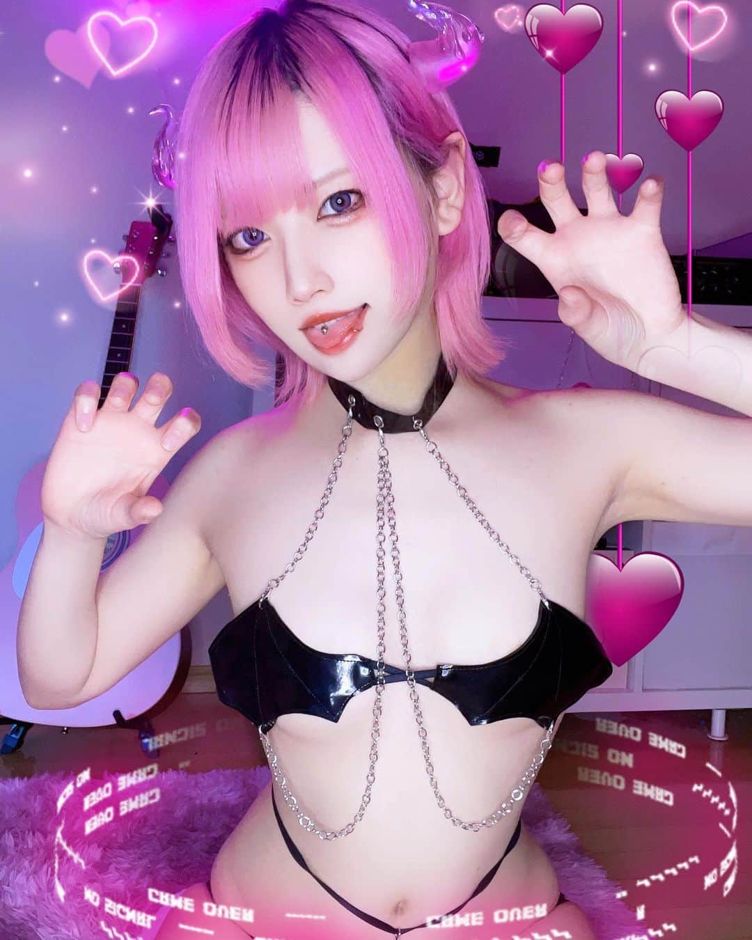 ぽにょ皇子のインスタグラム：「召喚されました(⃔ `꒳´ )⃕↝💗  #cosplay #cosplayer #cosplaygirl #コスプレ #コスプレイヤー #グラビア #dj #ポートレート #portraitphotography #portrait #pink #Japanese」