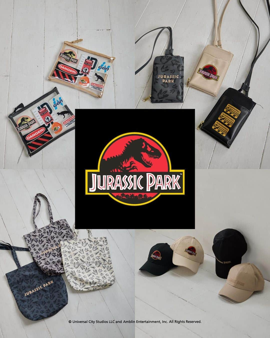 Green Parks(グリーンパークス) さんのインスタグラム写真 - (Green Parks(グリーンパークス) Instagram)「JURASSIC PARK 30TH × GreenParks  今年30周年のアニバーサリーイヤーを迎えた 「ジュラシック・パーク」。  アニバーサリーイヤー限定の 特別なアートを使用したコレクションが、 バリエーション豊富なＴシャツと雑貨の 全14種でラインナップ！  Ｔシャツは、作中に登場する人気キャラクター『Mr.DNA』 を取り入れたデザインや、作中の印象的なシーンを フォトプリントしたものなど、プレミアムなTシャツをバリエーション豊富にご用意。  雑貨は、ジュラシック・パークロゴだけでなく T-レックスの足跡でつくった総柄モチーフや 作中に登場する危険を知らせる看板を モチーフにしたデザインなど、 ファンにはたまらないこだわりのデザインでお届け！   #グリーンパークス #GreenParks #ジュラシックパーク #JURASSICPARK   #スティーブンスピルバーグ #グラフィックＴシャツ #映画グッズ #映画好きと繋がりたい  stripe_intl」5月9日 20時05分 - green_parks