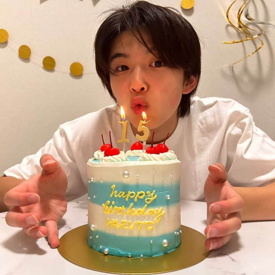 今井暖大さんのインスタグラム写真 - (今井暖大Instagram)「誕生日だよー！！みんなありがとう😊 #15歳」5月9日 20時28分 - harutosroom