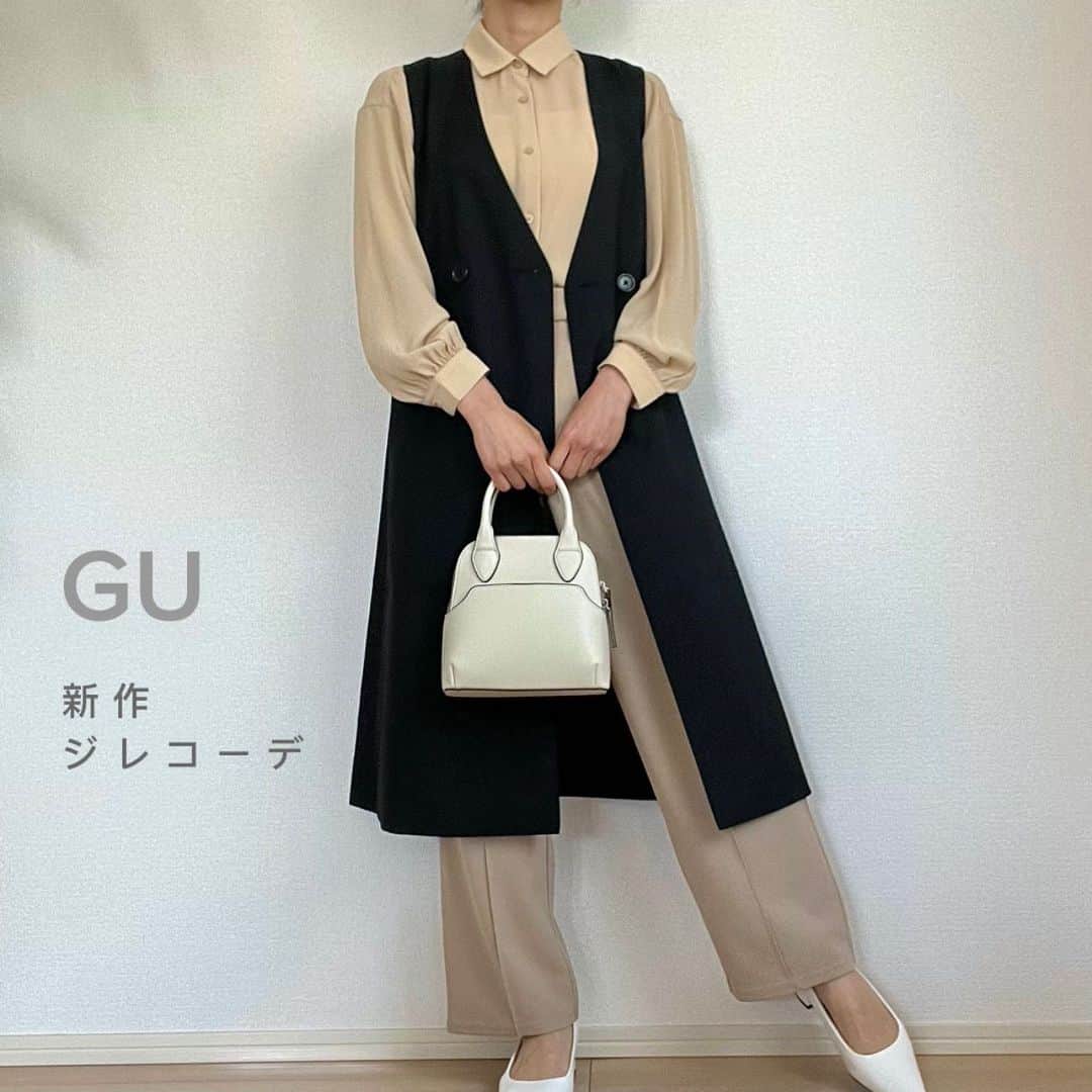 近藤美月さんのインスタグラム写真 - (近藤美月Instagram)「GU 新作ジレ-`📣 可愛すぎて、すぐに購入してしまった💭💗 着回し沢山できるから嬉しい☺︎  着回しHOW TOを TikTok、YouTube用に沢山撮ったよ🤍 公開楽しみにしててね〜☺︎ ⁡ ⁡ ⁡ ⁡ ⁡ ⁡ #gu #gu購入品 #gu購入品レポ #ジーユー #ジーユー購入品 #ジーユーコーデ #プチプラ高見えコーデ #アラサーファッション #1週間コーデ #着回し術 #ジレコーデ #ジレベスト」5月9日 20時27分 - miittsuk