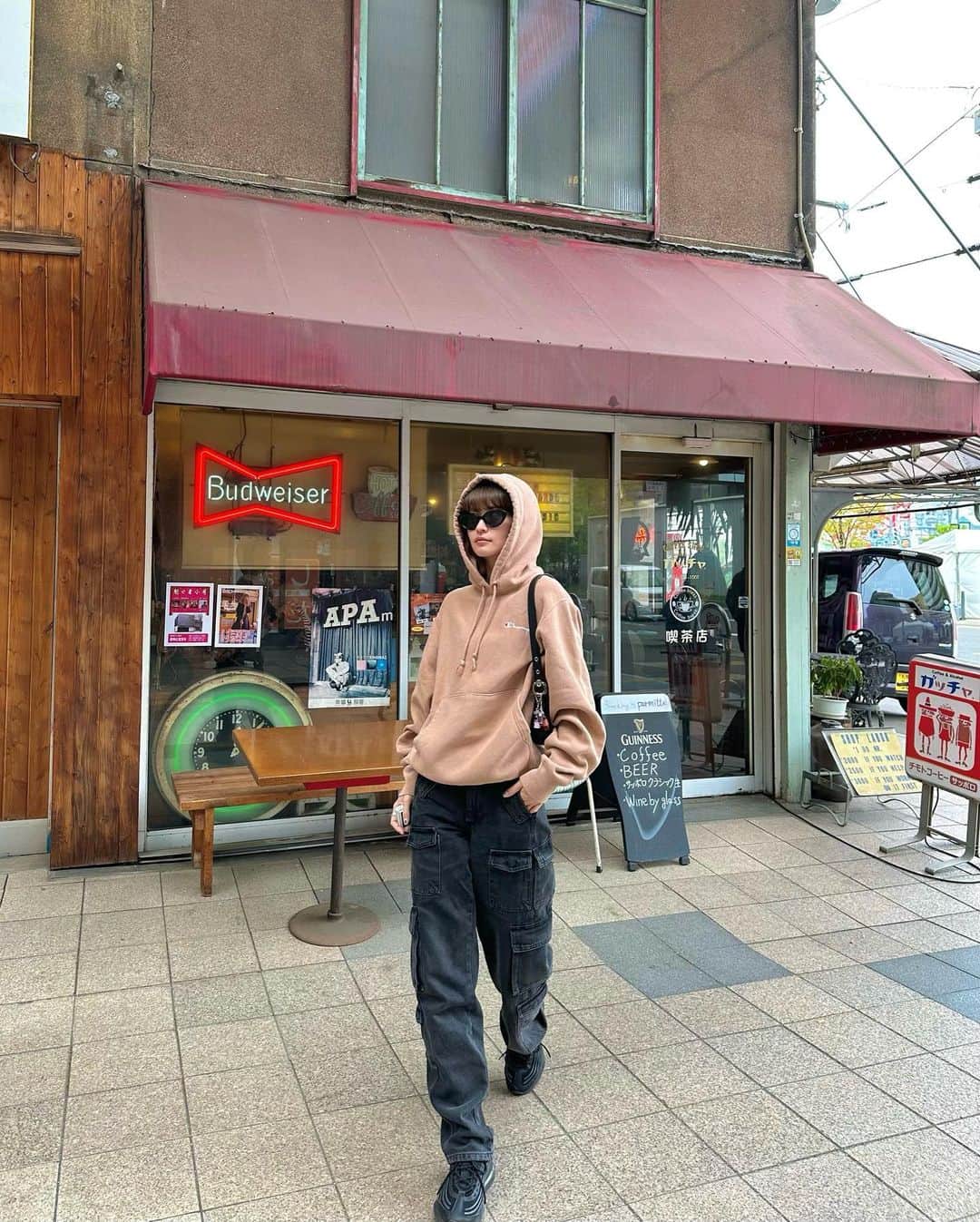 横田ひかるさんのインスタグラム写真 - (横田ひかるInstagram)「札幌寒くて古着屋でﾌｰﾃﾞｨｰ購入🦉✌︎  #ヨコタノシフク」5月9日 21時13分 - _rncn950805
