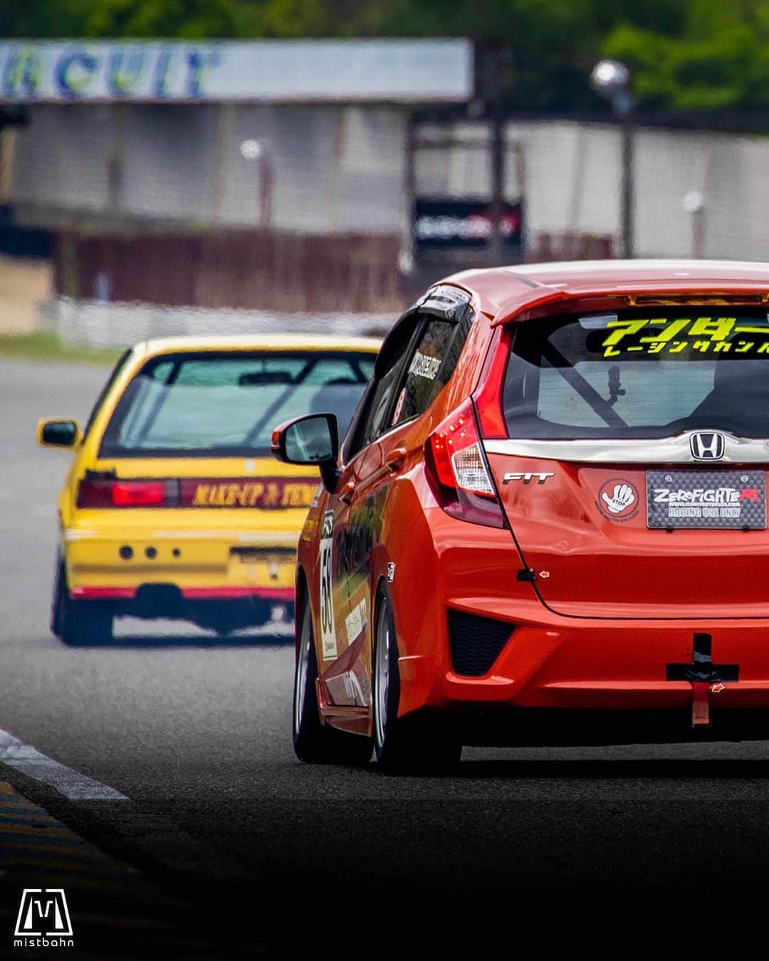 mistbahnさんのインスタグラム写真 - (mistbahnInstagram)「_ ZeroFighter ANDARE 副島空調 Honda GK5 FIT (JAZZ) _ 🚗(owner/driver): @kenji.soejima  🚗(car built): @andare19 / @zerofighterautocustom 📷: @mistbahn _ Shot on May-6 2023 🏁 "HONDA ONEMAKE CHAMPION CUP RACE 2022 Rd.2" organized by @zerofighterautocustom Central Circuit (Hyogo, Japan) _ JP) 2023年5月6日 セントラルサーキット、ゼロファイターさん( @zerofighterautocustom )主催「HONDA ONEMAKE CHAMPION CUP RACE 2022 Rd.2」で撮影。 _ _ #hondaonemakechampioncuprace #hondaonemake #zerofighterautocustom #ホンダワンメイク #andare #アンダーレ #副島空調 #ゼロファイター #zerofighter #centralcircuit #セントラルサーキット #fit #hondafit #ホンダフィット #フィット #jazz #hondajazz #honda #gk5 #gkfit #vtec #hondafitrs #fitrs #vtec #fit15challengecup #鈴鹿クラブマンレース #l15b #timeattack #timeattackjapan #hondasontrack」5月9日 21時51分 - mistbahn