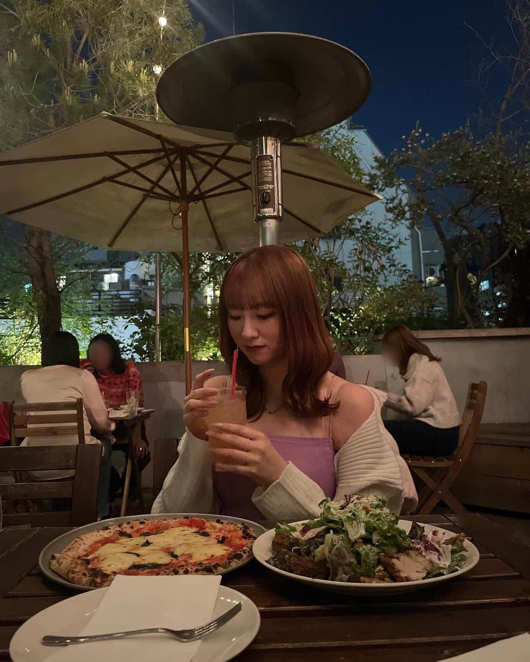 畑中萌衣さんのインスタグラム写真 - (畑中萌衣Instagram)「最近ピザのお店の率高い🥂♡」5月9日 22時48分 - 11mei_