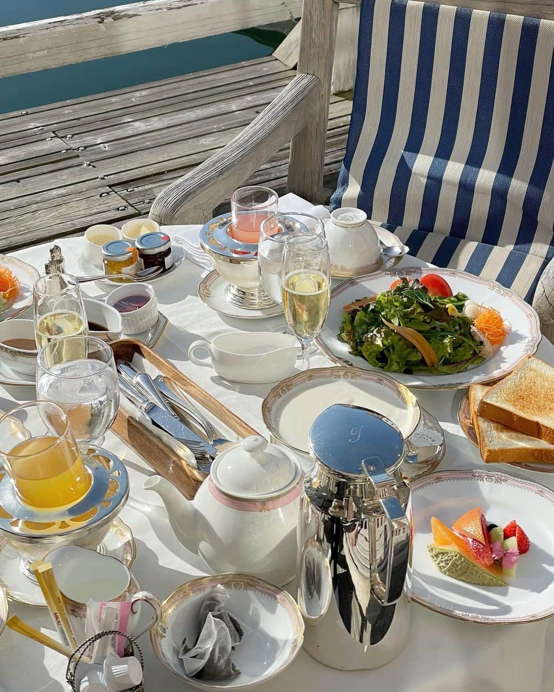 KANAKAさんのインスタグラム写真 - (KANAKAInstagram)「この朝食が憧れで食べたくて🥺🥐  ホテルヨーロッパのプライベートバルコニー付きのお部屋😭✨  海外に来た気分だった🧳  お天気で最高の朝でした☀️  #hoteleurope #ホテルヨーロッパ #ホテル #ハウステンボス #ハウステンボスホテル #海外風ホテル #breakfast #朝食 #ホテル朝食 #ルームサービス」5月9日 22時51分 - canika_1111