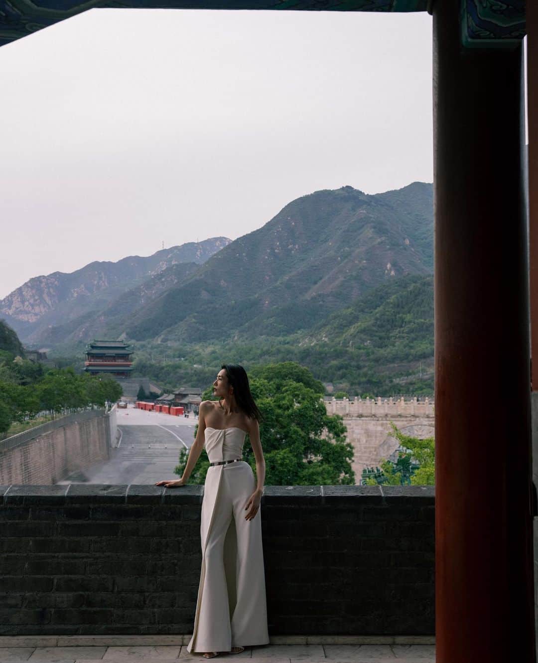 リウ・ウェンさんのインスタグラム写真 - (リウ・ウェンInstagram)「Great Wall visit❤️」5月9日 23時58分 - liuwenlw