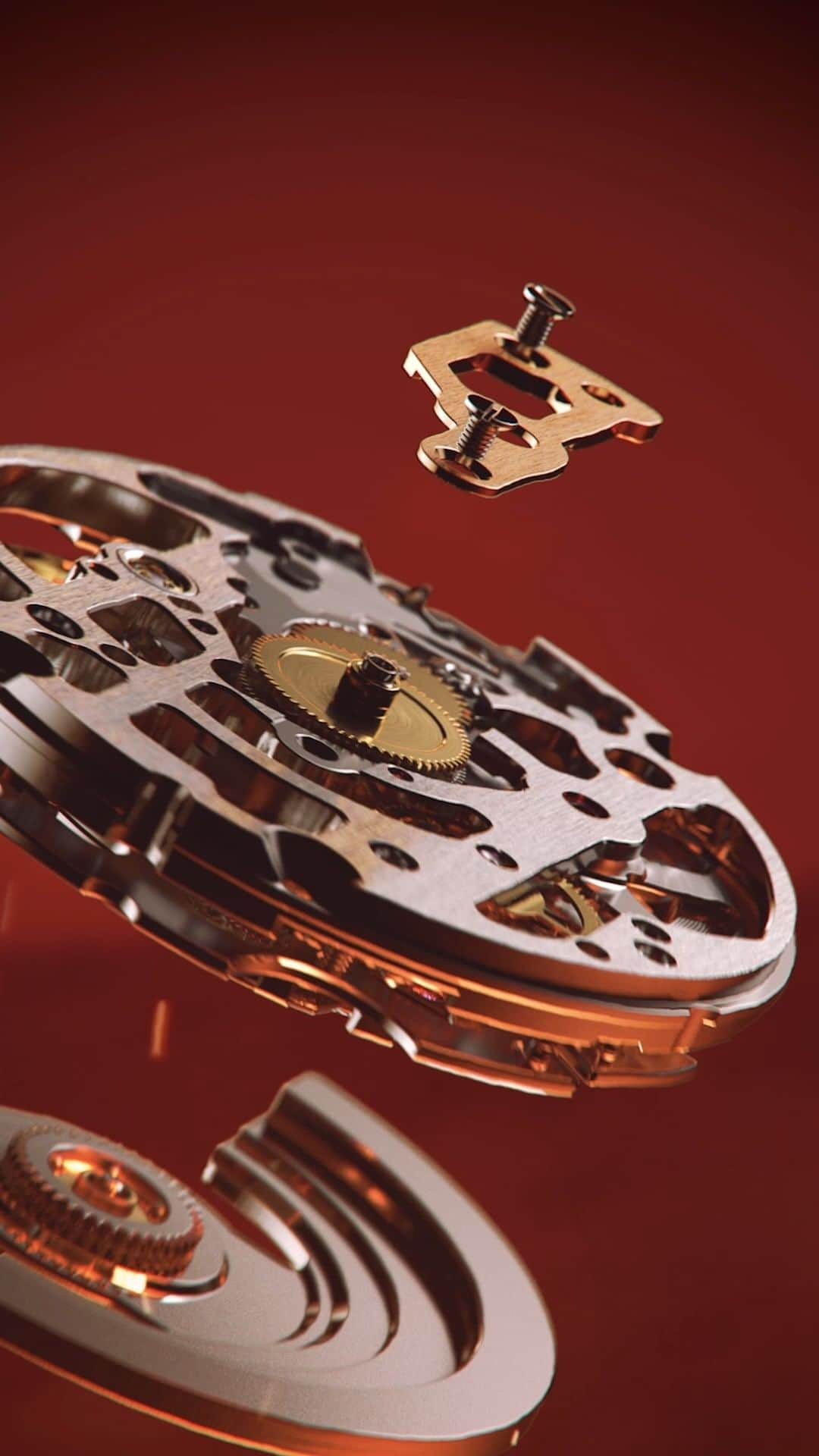 ラドーのインスタグラム：「Born in fiery places of eternal drama and power, the new Captain Cook High-Tech Ceramic Skeleton is finally here.  The latest model provides a distinct view of the intricate mechanisms of its R808 automatic movement through the dashing skeleton design.  Watch the video to admire and immerse yourself in the art of skeletonisation.  #Rado #RadoCaptainCook #SkeletonWatch #CeramicWatch #Feelit」