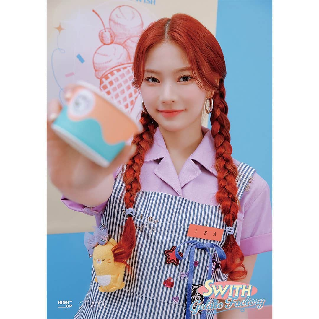 STAYCさんのインスタグラム写真 - (STAYCInstagram)「📸 2023 STAYC FANMEETING ‘SWITH Gelato Factory’  Individual Poster 💜 #ISA #아이사  . · . · . · ♡ · . · . · . 'SWITH Gelato Factory’에 무슨 일이 ....🦸‍♀🔎? . · . · . · ♡ · . · . · .  🍨 일시(KST) 230519(금) ~ 230521(일)  #STAYC #스테이씨 #SWITH #스윗」5月10日 14時30分 - stayc_highup