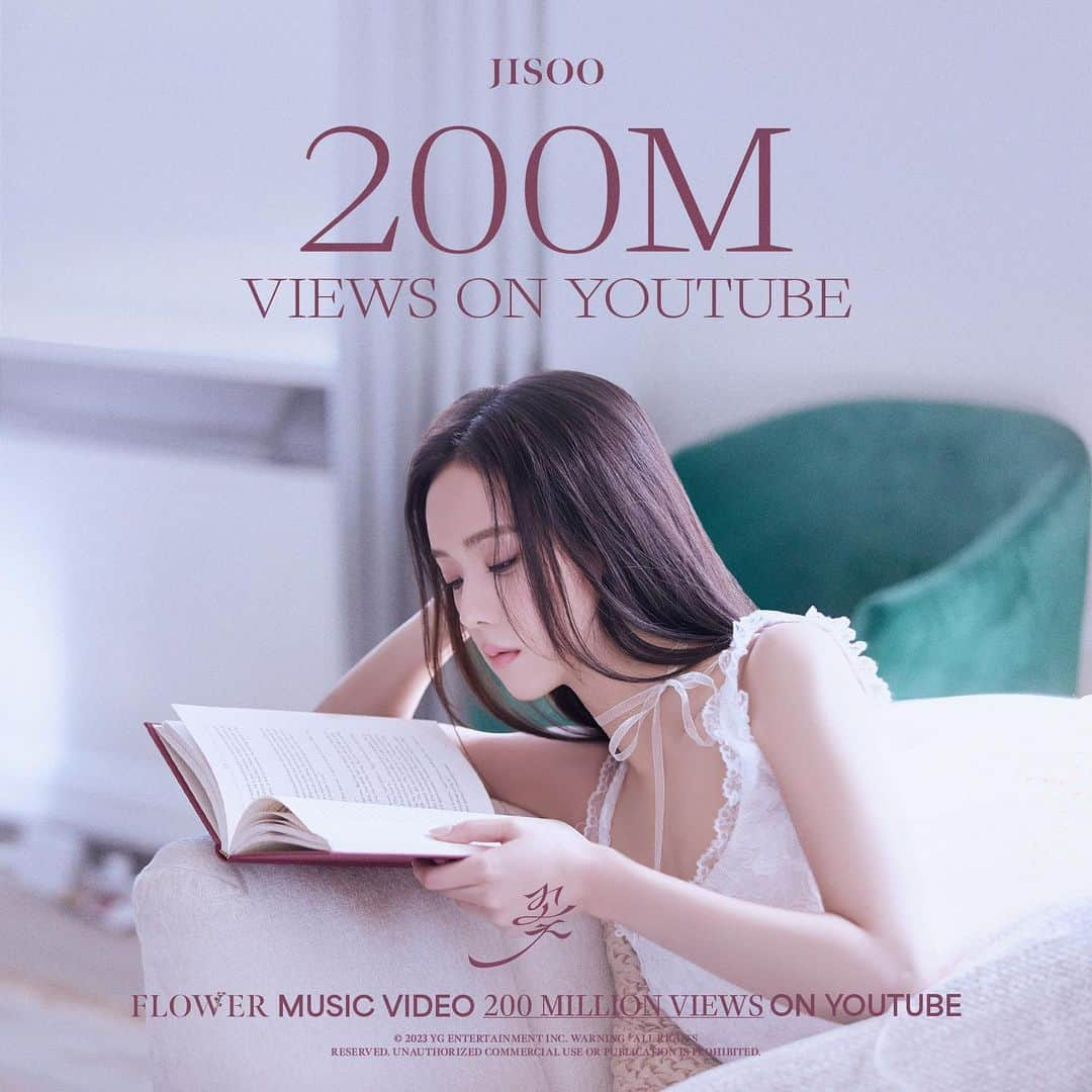 BLACKPINKさんのインスタグラム写真 - (BLACKPINKInstagram)「#JISOO #지수 #BLACKPINK #블랙핑크 #꽃 #FLOWER #MV #200MILLION #YOUTUBE #YG」5月10日 10時45分 - blackpinkofficial